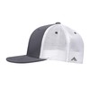 Pacific Headwear Standard Premium M2 Performance Trucker Flexfit Cap, Graphite/White/Graphite