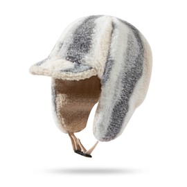 Clakllie Unisex Warme Outdoor Trapper Mütze Winddicht Bomber Fliegermütze Wintermütze mit Ohrenklappen Winter