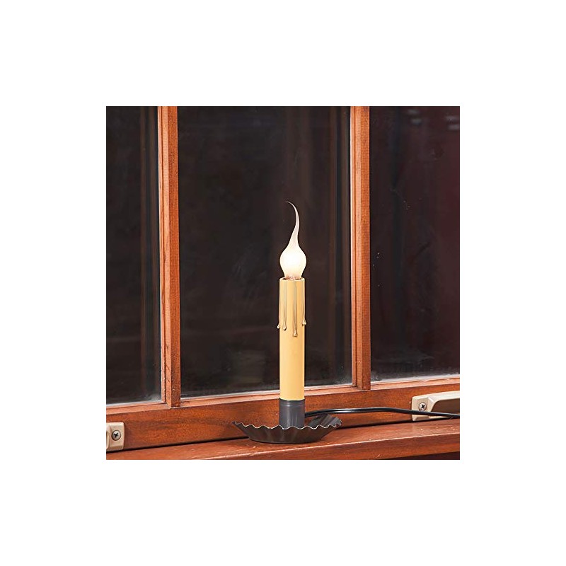 Crimped Window Sill Light in Country Tin