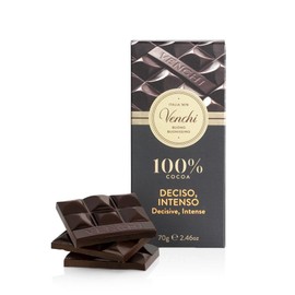 Venchi - 100% South America Chocolate Bar, 2.46 oz - Made from Select Cocoa Blends - Gluten Free - Vegan