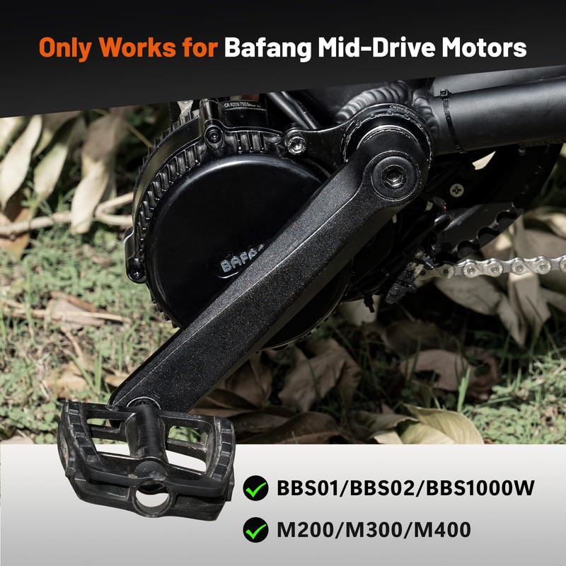 Bafang E-Bike Crank Arm Aluminium Alloy Right Single Chain Crank