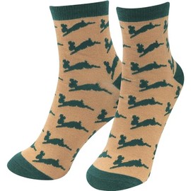 GRUSS & CO Men's Socks with Motif Print, Magic Socks, Pressed Shape, Funny Gift, Men's Gift, brown