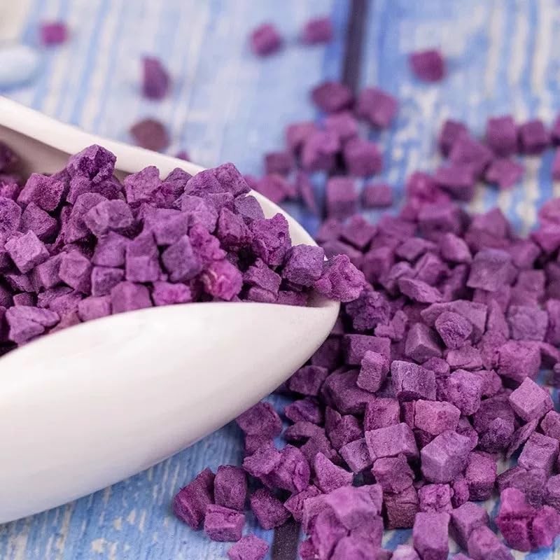 WEIJUEJIYI Diced Purple Potato 150g (5.29oz) Original Fruits and Vegetables