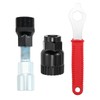 Black Bicycle Crank Extractor Puller,Bottom Bracket Remover Crank Arm Remover