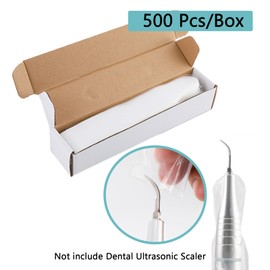 EDWERD Disposable Dental Ultrasonic Scaler Handle Cover, 9"Lx2"W, 500 Pcs/Box(ONLY Cover)