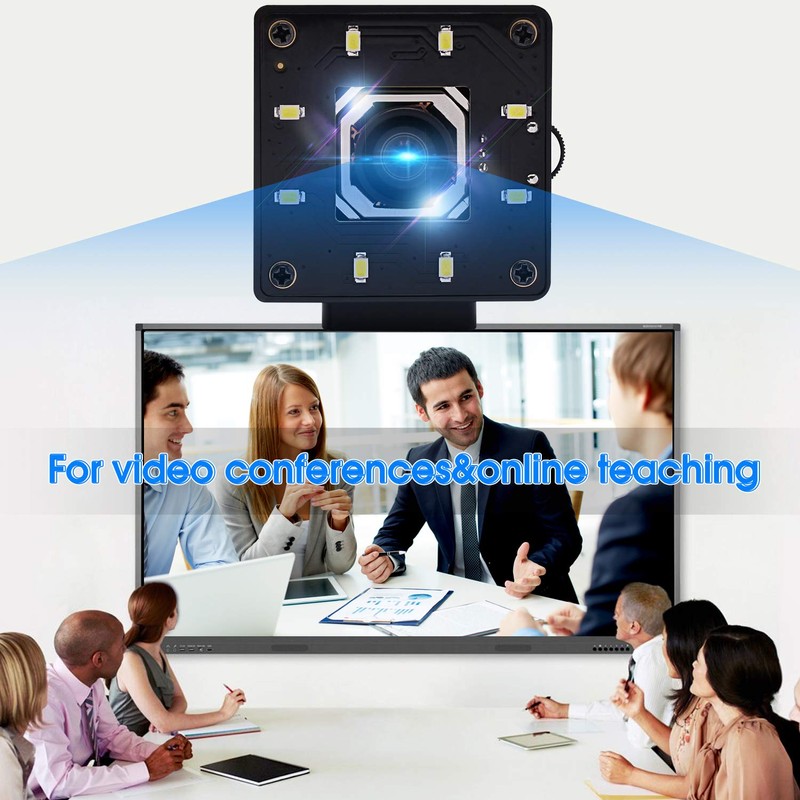 Mermaid 4K Autofocus Webcam No Distortion Lens USB Camera with