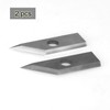2pcs Carbide Insert Cutters 27x9x1.5mm, for Replacement Inserts V-Groove 60-Degree