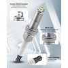 Replace LKAR7C-9 93961 Iridium Spark Plug Fits for Mercury 4.6L