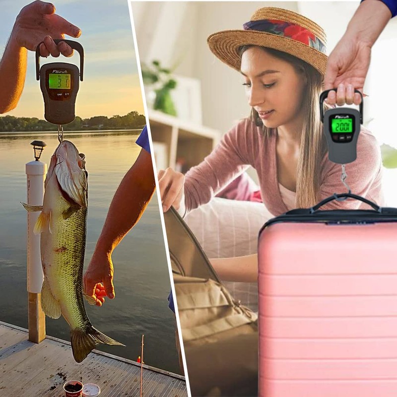 Fishfun Digital Fish Scale, Electronic Hanging Fish Weight Scale with