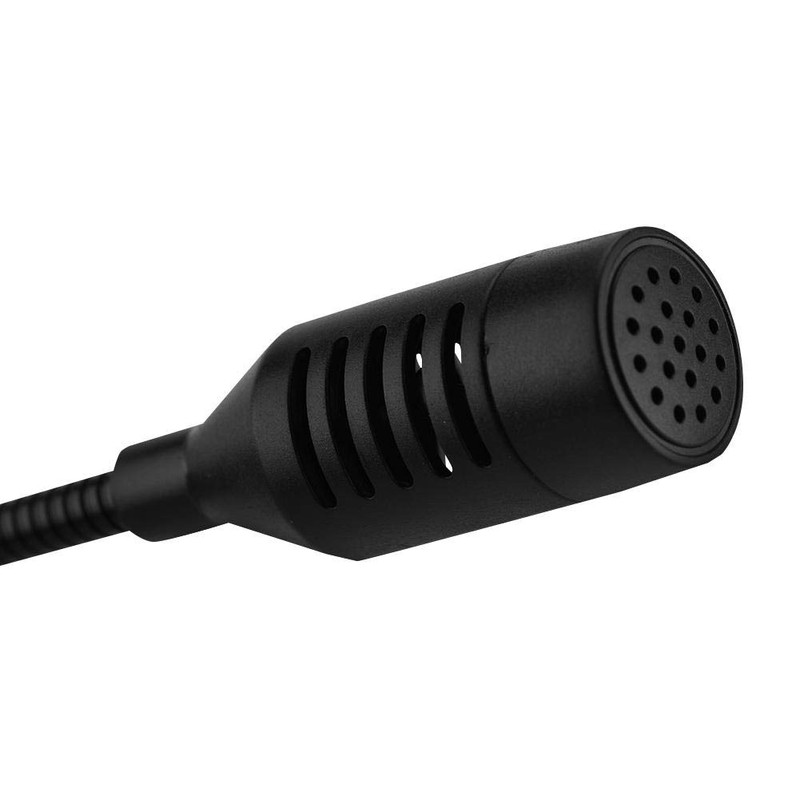 Portable Microphone, Flexible Gooseneck Desktop Standing Microphone Stereo Karaoke Microphone