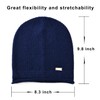 jaxmonoy Gorros holgados para mujer, de invierno, suave, cálido, de