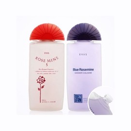 [Evas] 1+1 Scent of memories Rosemine 5 Fragrant Shower Cologne 185ml - Rosemine 5 Shower Cologne - Blue / [에바스] 1+1 추억의 향기 로즈마인5 향기가득 샤워코롱 185ml - 로즈마인5 샤워코롱-블루