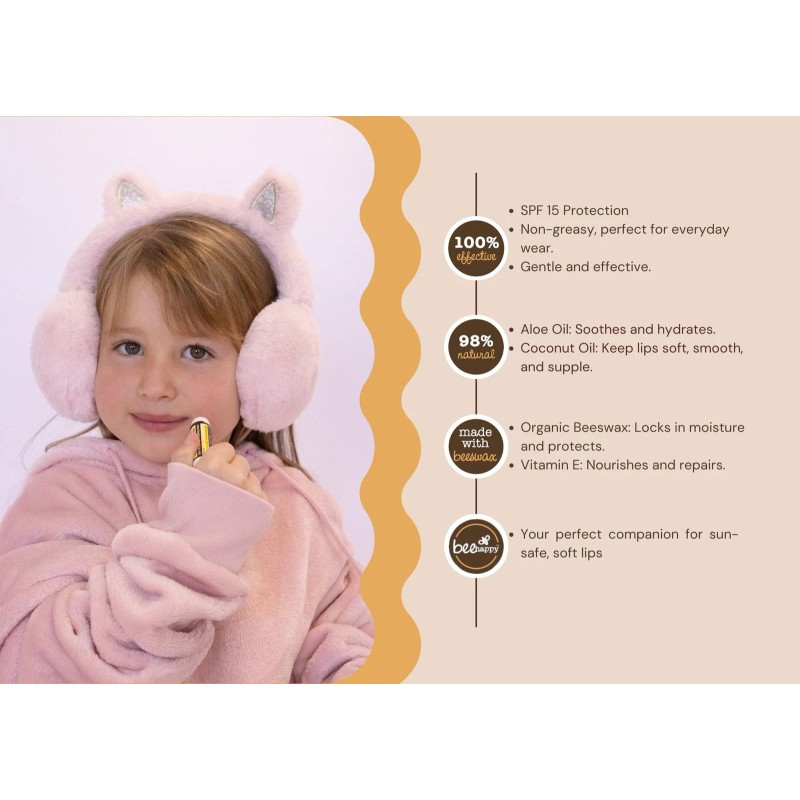 BeeHappy Bee Happy Hydrating Lip Balm (2 pack) (Silky Glow