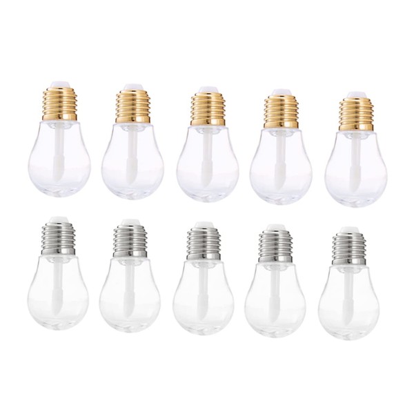 FOMIYES 10pcs Empty Lip Gloss Bottles Lip Balm Tubes Container