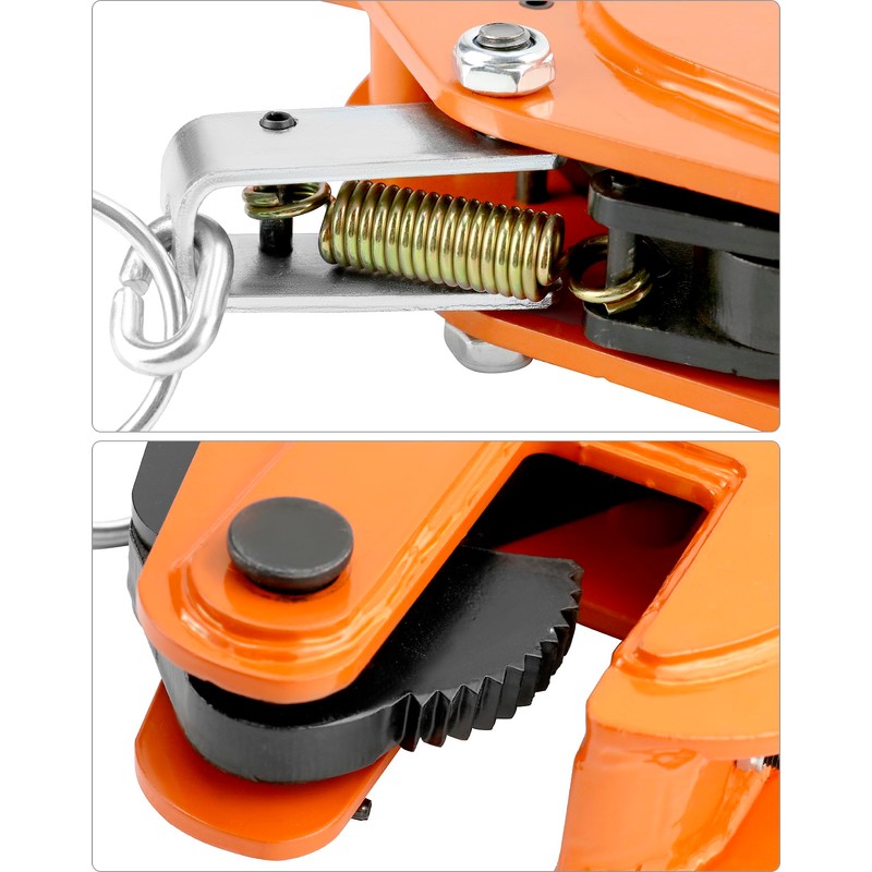 QWORK 2-Ton Heavy Duty Vertical Plate Lifting Clamp, 4400 lbs