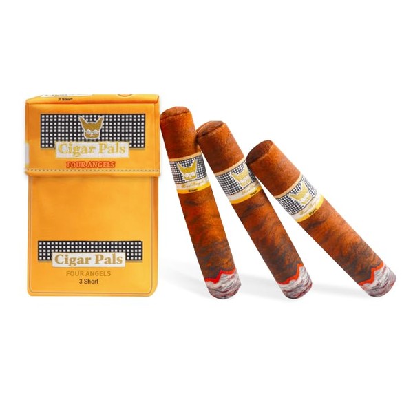 FOUR ANGELS Funny Squeaky Cigar Dog Toys, Interactive Entertainment Plush