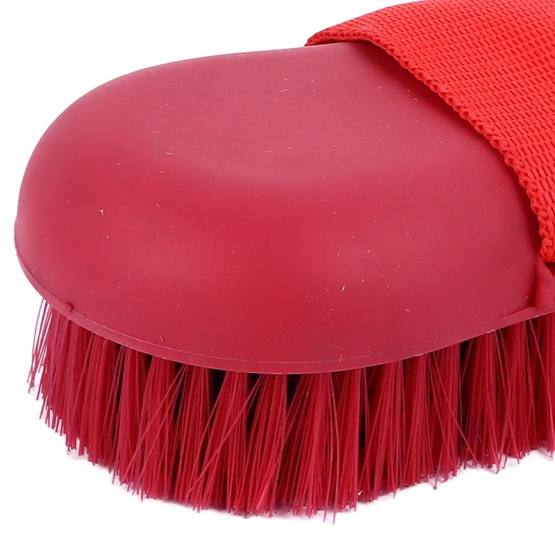 Horse Brush Soft Bristles Skid Resistant Handle Horse Grooming Brush