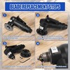 2-in-1 Pneumatic Chamfering Machine, Mini Air Chamfering Tool, Pneumatic Chamfering
