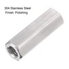 sourcing map M8 x 1.25-Pitch 40mm Length 304 Stainless Steel