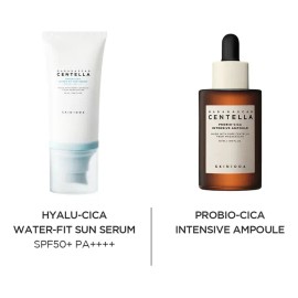 Skin1004 Probio Cica - Pack Glow Duo Ampoule + Fotoprotector Momento De Aplicación Día/noche Tipo De Piel Seca