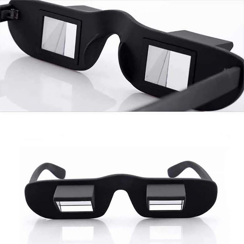 okcsc Horizontal Lazy Glasses 90°Angle Lying Down Bed Reading Prism