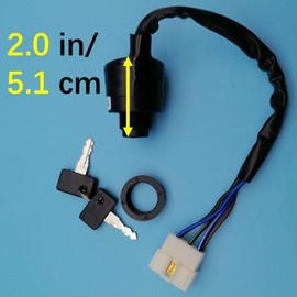 Tuzliufi Ignition Key Switch Compatible with Kawasaki Mule 600 610 4000 4010 KAF400 KAF400A KAF400C KAF400D KAF400E KAF400G KAF620 KAF950G KAF950H KAF950F KAF620R KAF620S KAF620V Z518