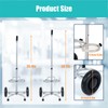 WYJREES 2 PCS Dual Oxygen Cylinder Cart, Lightweight Oxygen Tank