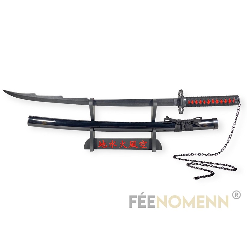 FEENOMENN Bleach - Ichigo replica Katana wooden blade - Bankai