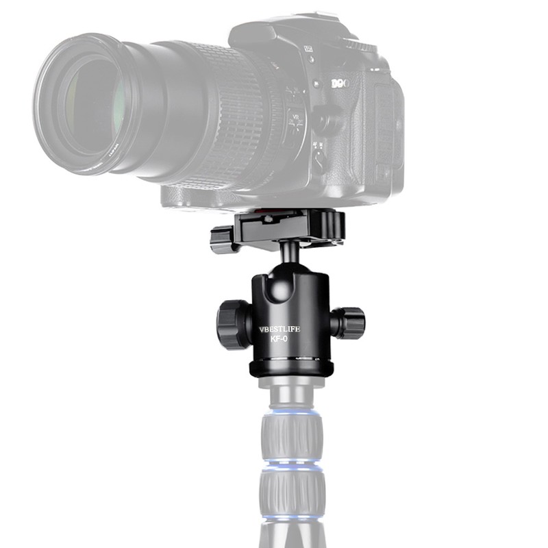 VBESTLIFE Magnalium Mini Tripod Ball Head Mount Stand with Quick
