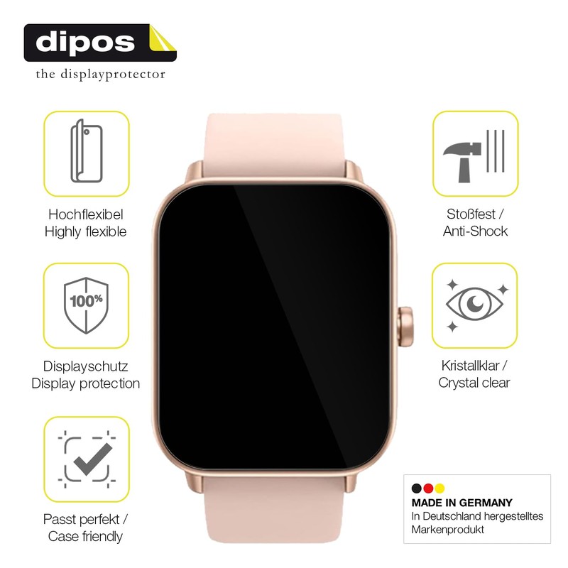 dipos FLEX 2x Schutzfolie klar passend für Aeac IDW19 1.8