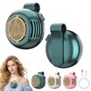 Portable Silent Mini Bladeless Fan Clip On, Mini USB Rechargeable