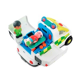 Early Learning Centre Happyland Lights and Sounds Ambulance – Imagination Playset with 2 Characters Figures and Vehicle with Effects for Toddlers Ages 2 to 5 years