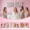 Kit Bride Despedida De Soltera White: Velo Diadema Novia