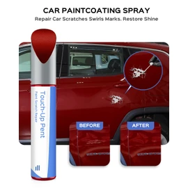 PARTS4EV PRV/NRV Velvet Red Pearl Touch Up Paint Compatible with Jeep Exact Match Chips and Nicks Touch Up