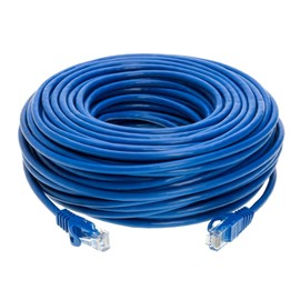 Cables Direct Online Cat6 75FT Network Ethernet Patch Cable, 550Mhz Internet Wire, Compatible with PC, Laptop, Modem, Router, TVs, Printer Cord, Consoles for Home and Office, Blue