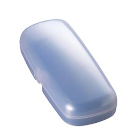 2002-01 Glasses Case, Plastic, Lightweight, Durable, Hard Case, Stylish, Metallic Skeleton Black