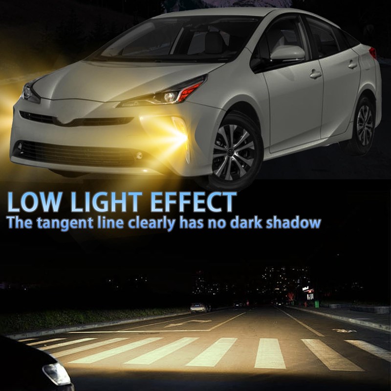 PGTOPONE Switchback White/Amber LED Front Bumper Light Daytime Running Lamp