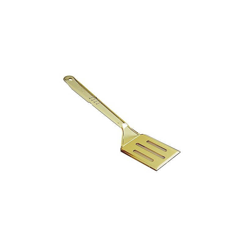 Carlisle FoodService Products 490013 Slotted Turner, 13-1/2", Amber