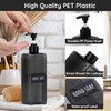 Segbeauty 16.9oz Shampoo Bottles Refillable Pump Bottle, 3pcs Shower Bottle