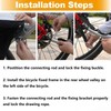 Bicycle Trailer Coupling Adapter, ZTMAKYLH Universal Bicycle Towing Hitch with