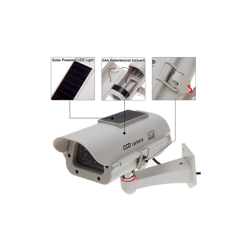 BW Solar Power Indoor/Outdoor Professional Design Dummy IR LED Light