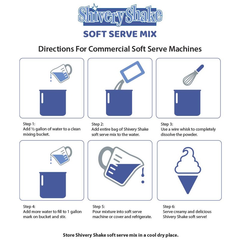 Shivery Shake Mango Soft Serve Ice Cream Mix