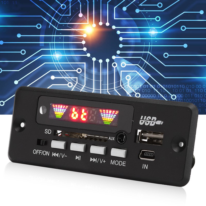02CABT DX AUX Colorful Display Lossless FLAC MP3 Bluetooth 5.0