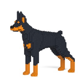 JEKCA Doberman Pinscher 01S-M01 | Dog Plastic Building Blocks | Age 14+