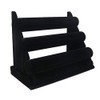 Polmart W3-BL Detachable 3-Tier / Triple Bar Jewelry Display, Black