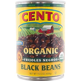 Cento - Organic Black Beans, (4)- 15.5 oz. Cans