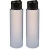 2 Pack Refillable 16 Ounce HDPE Squeeze Bottles With"Stand On