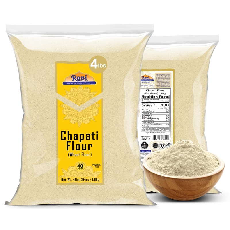 Rani Chapati Flour (100% Pure Whole Wheat Atta), For Making