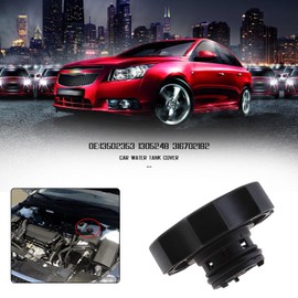 ECSiNG 2 x Car Radiator Expansion Tank Radiator Cap Engine Radiator Expansion Tank Cover 13502353 1305248 Compatible with Cruze/Excelle/New Regal