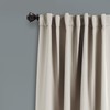 Lush Decor Wheat 1 Insulated Back Tab Blackout Window Curtain